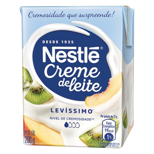 Detalhes do produto Creme Leite Levissimo Tp 200Gr Nestle .