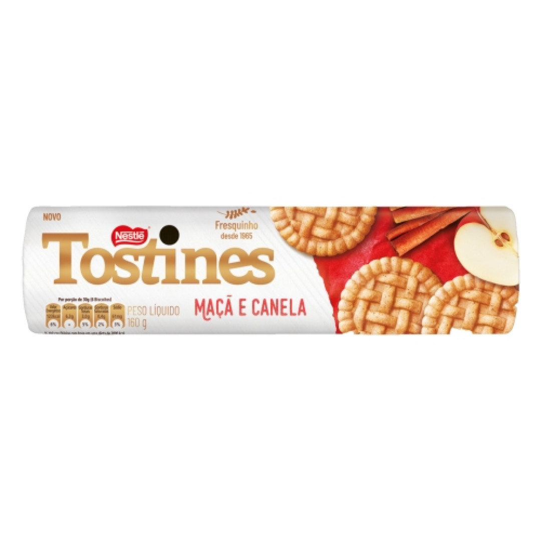 Detalhes do produto Bisc Tostines 160Gr Nestle Maca.canela