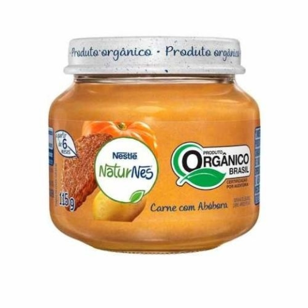 Detalhes do produto Papinha Naturnes Organica 115Gr Nestle Carne C Abobora