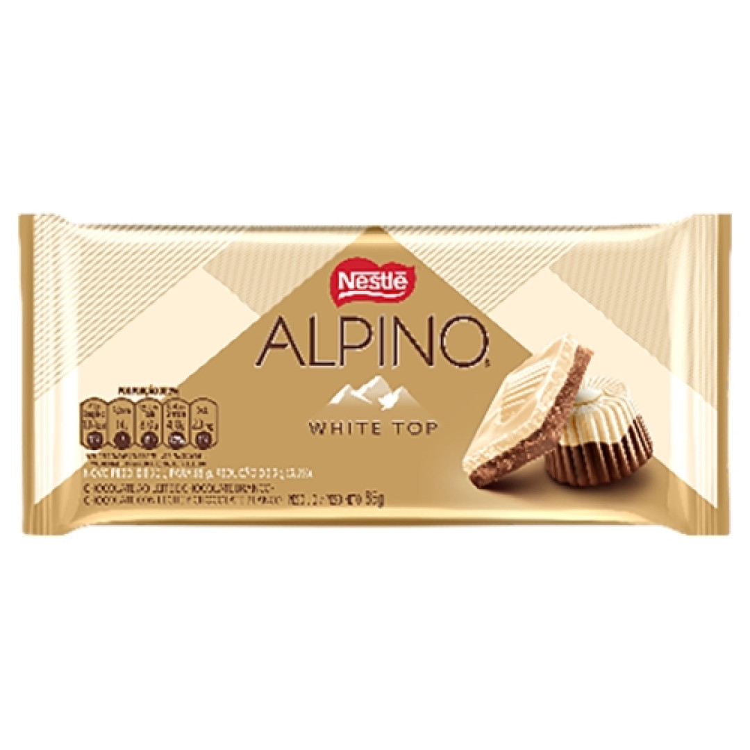 Detalhes do produto Choc Alpino White Top 85Gr Nestle Ao Leite