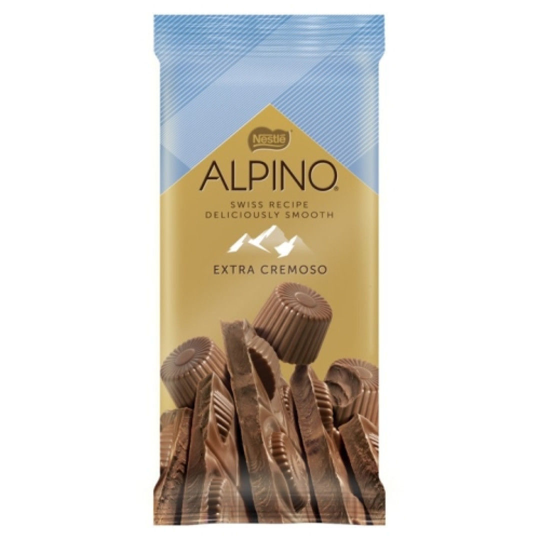 Detalhes do produto Choc Alpino Extra Cremoso 85Gr Nestle Ao Leite