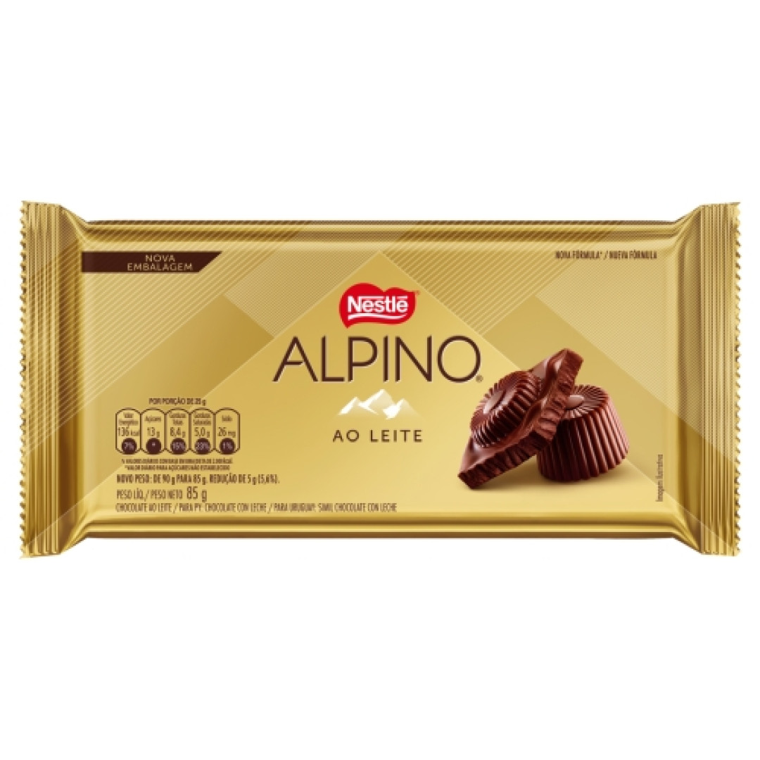 Detalhes do produto Choc Alpino 85Gr Nestle Ao Leite