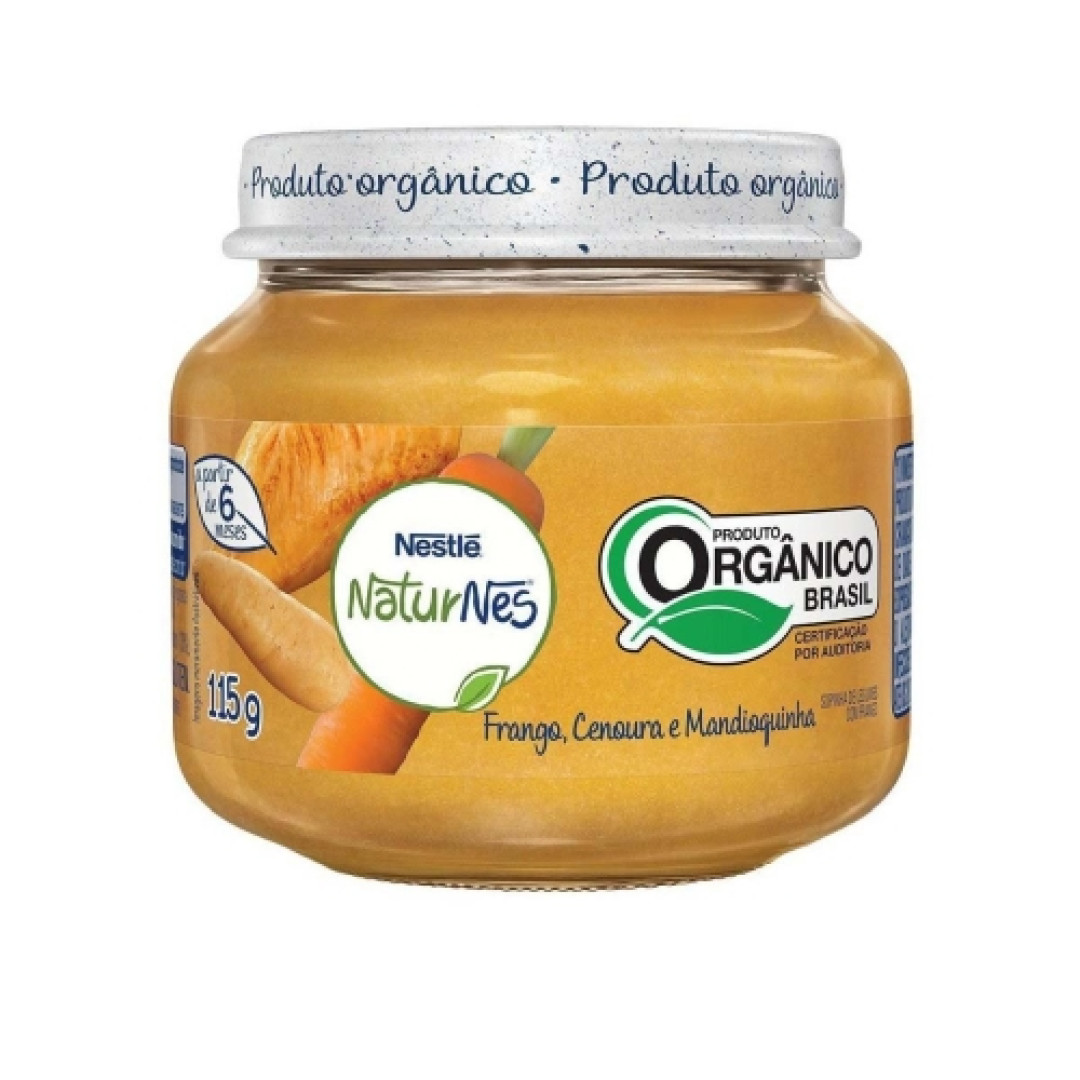 Detalhes do produto Papinha Naturnes Organica 115Gr Nestle Frang.ceno.mand