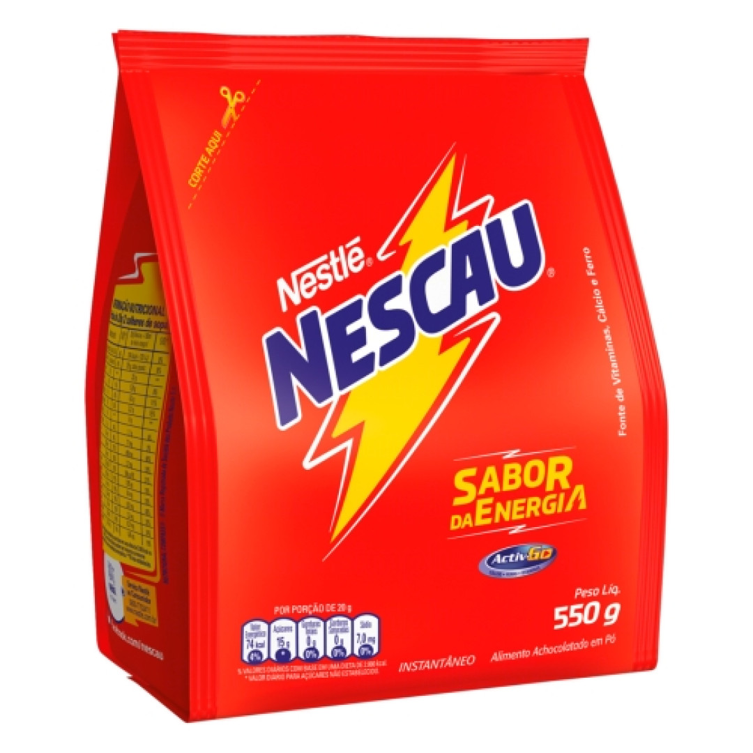 Detalhes do produto Achoc Po Nescau Act Go 550Gr Nestle Chocolate