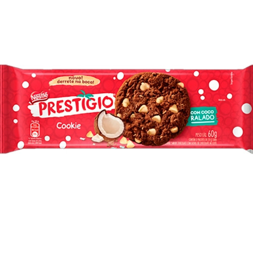 Detalhes do produto Bisc Cookies Prestigio 60Gr Nestle Coco
