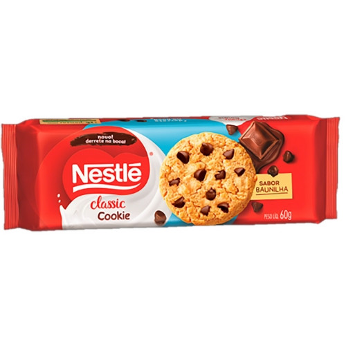 Detalhes do produto Bisc Cookies Classic 60Gr Nestle Baunilha
