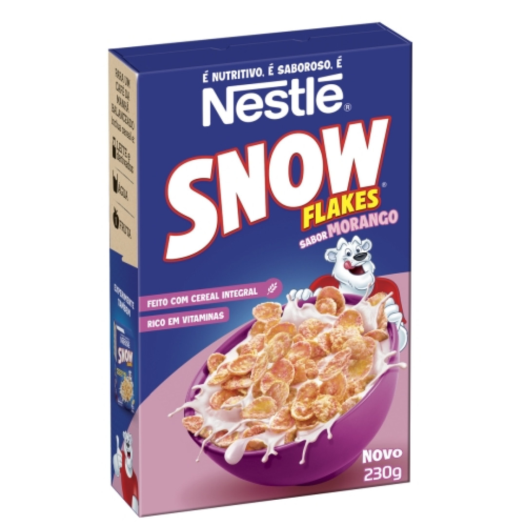 Detalhes do produto Cereal Snow Flakes 230Gr Nestle Morango