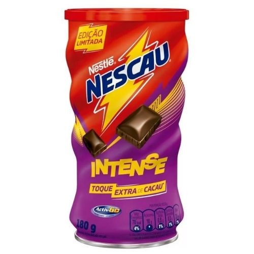 Detalhes do produto Achoc Po Nescau Intense 180Gr Nestle .