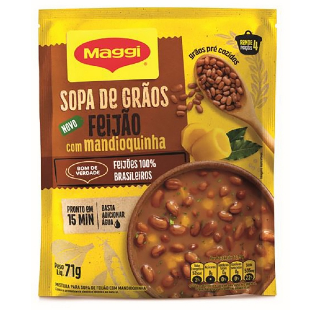 Detalhes do produto Sopao Maggi Graos 71Gr Nestle Feijao C/ Mandi