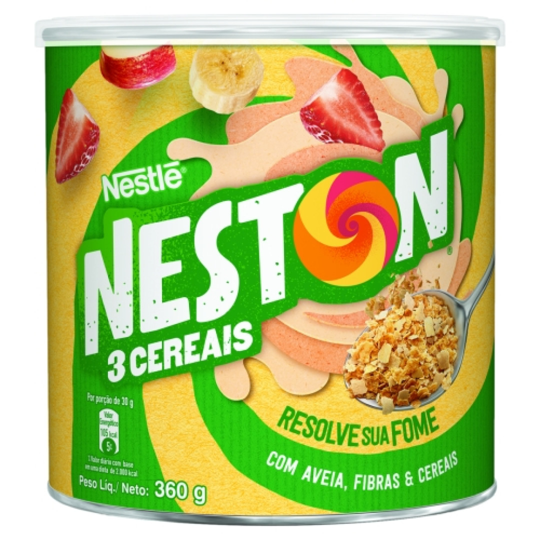 Detalhes do produto Neston 3 Cereais 360Gr Nestle Aveia.fibr.cere