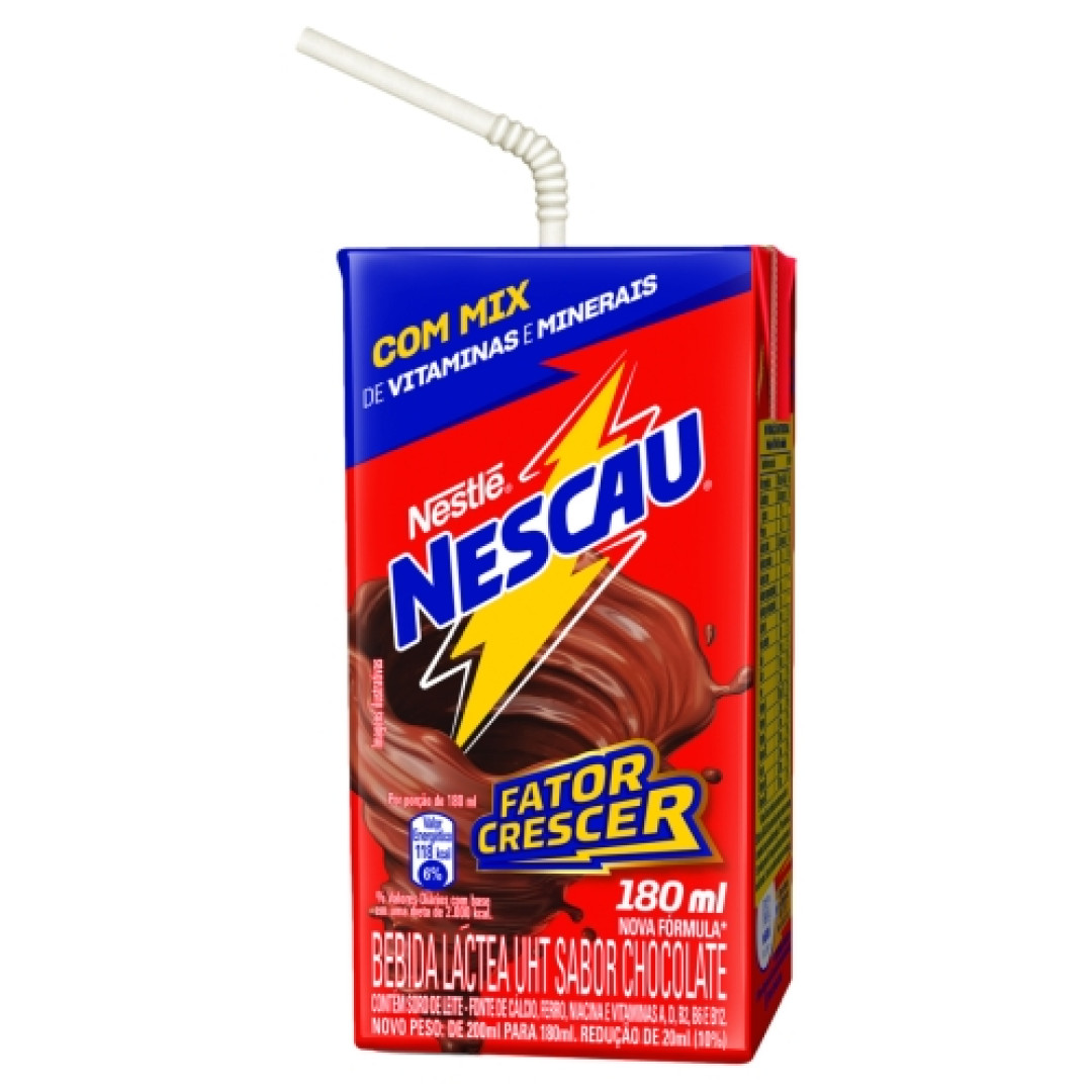 Detalhes do produto Bebida Lactea Nescau 180Ml Nestle Chocolate