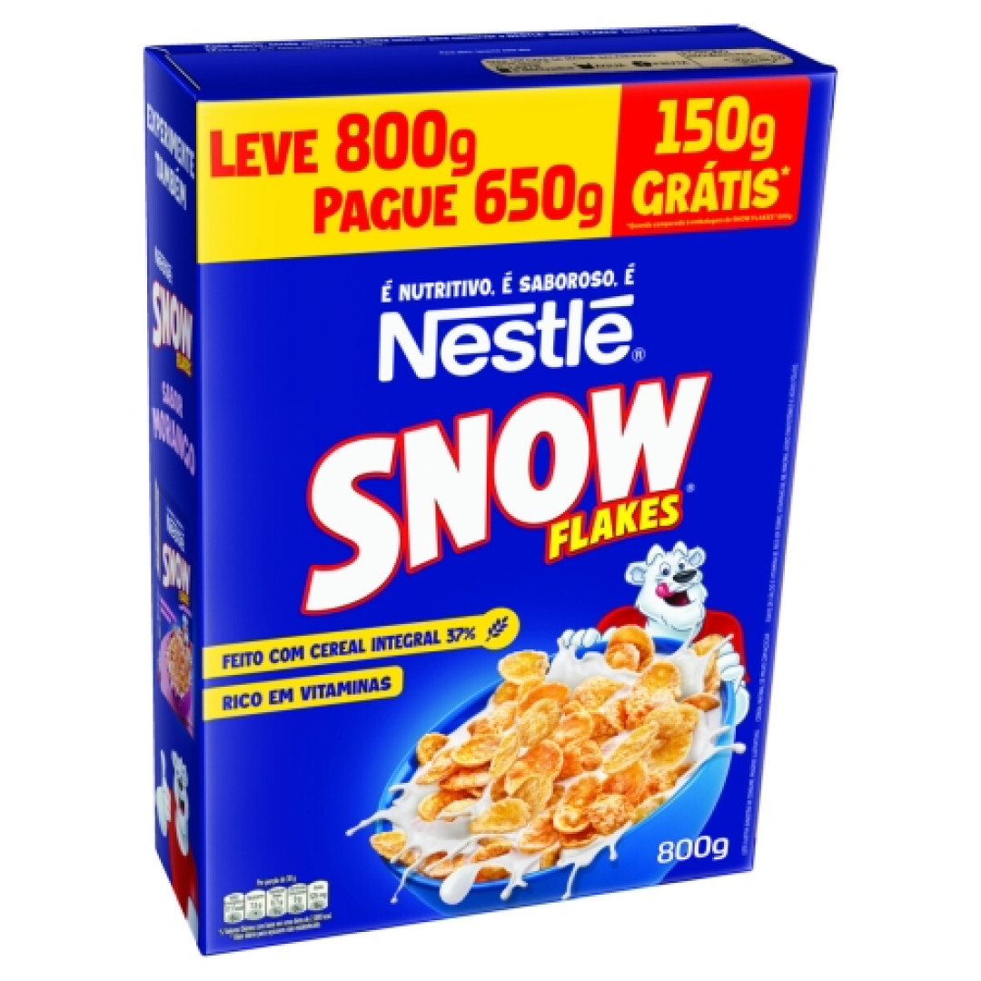 Detalhes do produto Cereal Snow Flakes 800Gr Nestle  .