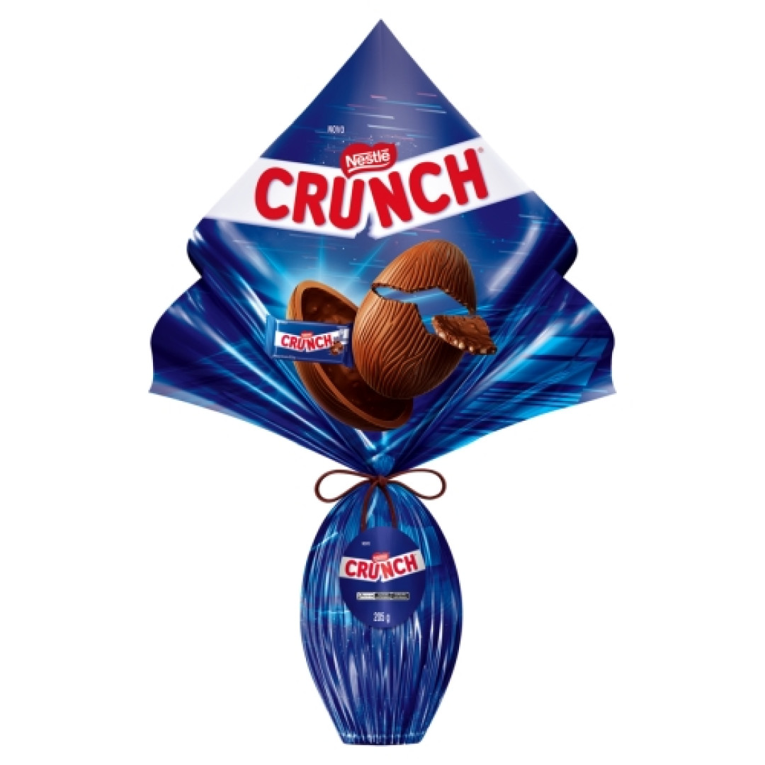 Detalhes do produto Ovo Pascoa Crunch 205Gr Nestle Ao Leite Crocan