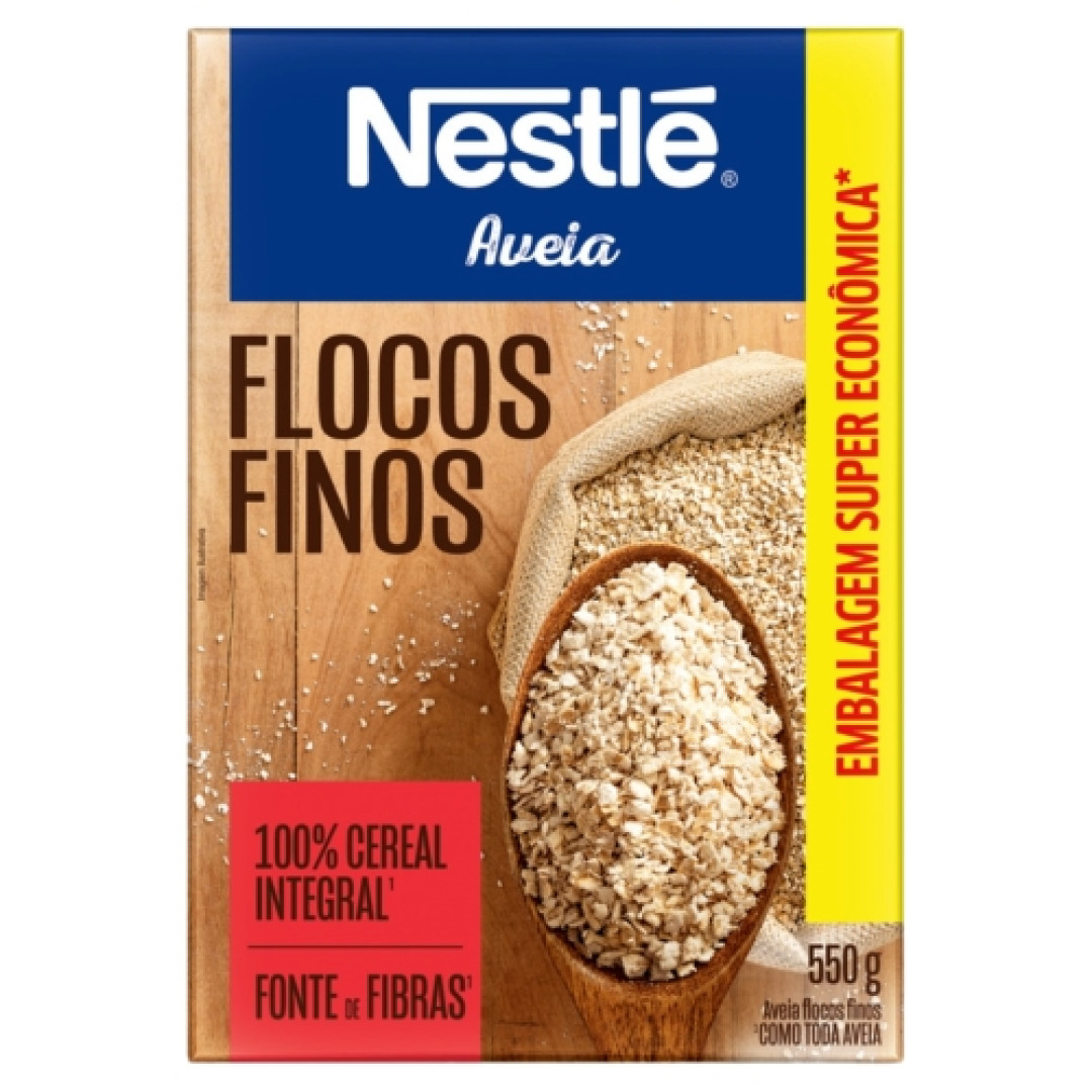 Detalhes do produto Flocos Finos Aveia 550Gr Nestle Integral
