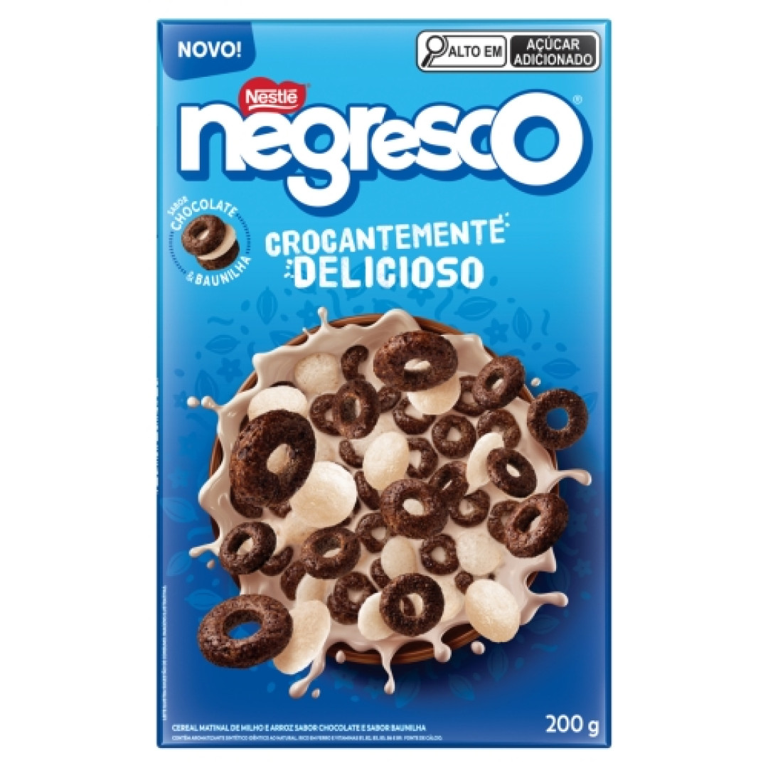 Detalhes do produto Cereal Negresco 200Gr Nestle Choc.baunilha
