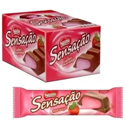 Detalhes do produto Choc Sensacao 24X38Gr Nestle Morango
