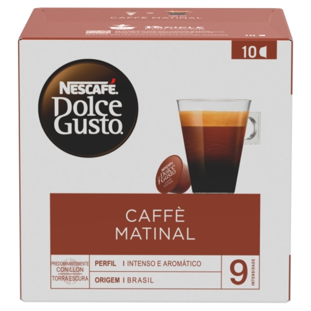 Detalhes do produto Cafe Dolce Gusto Capsula 10Un Nescafe Caffe Matinal