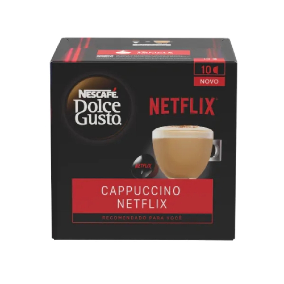 Detalhes do produto Capuc Dolce Gusto Netflix Caps 10Un Nesc Gengibre