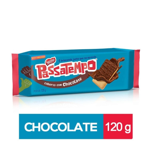 Detalhes do produto Bisc Coberto Passatempo 120Gr Nestle Chocolate