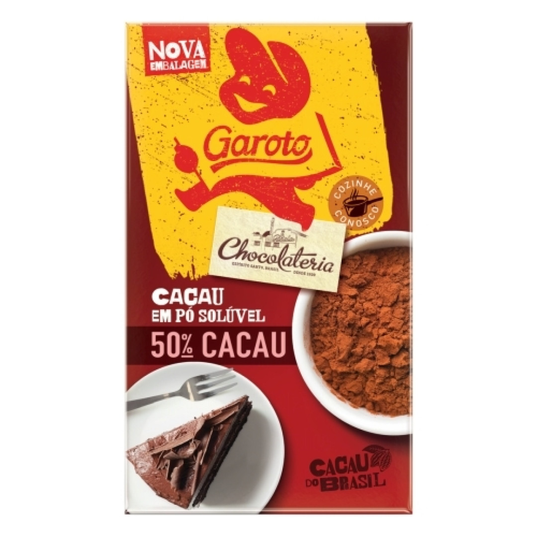 Detalhes do produto Cacau Po Soluvel 50% Chocolateria 500Gr .