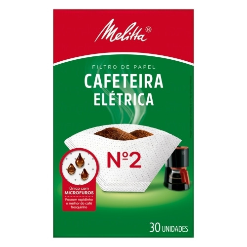 Detalhes do produto Filtro Papel Caf Eletric N2 30Un Melitta .