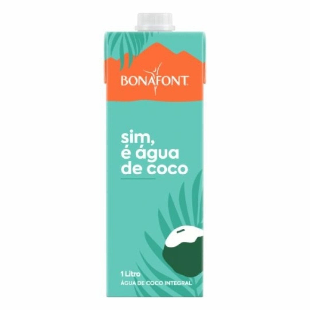 Detalhes do produto Agua Coco 1Lt Bonafont Integral