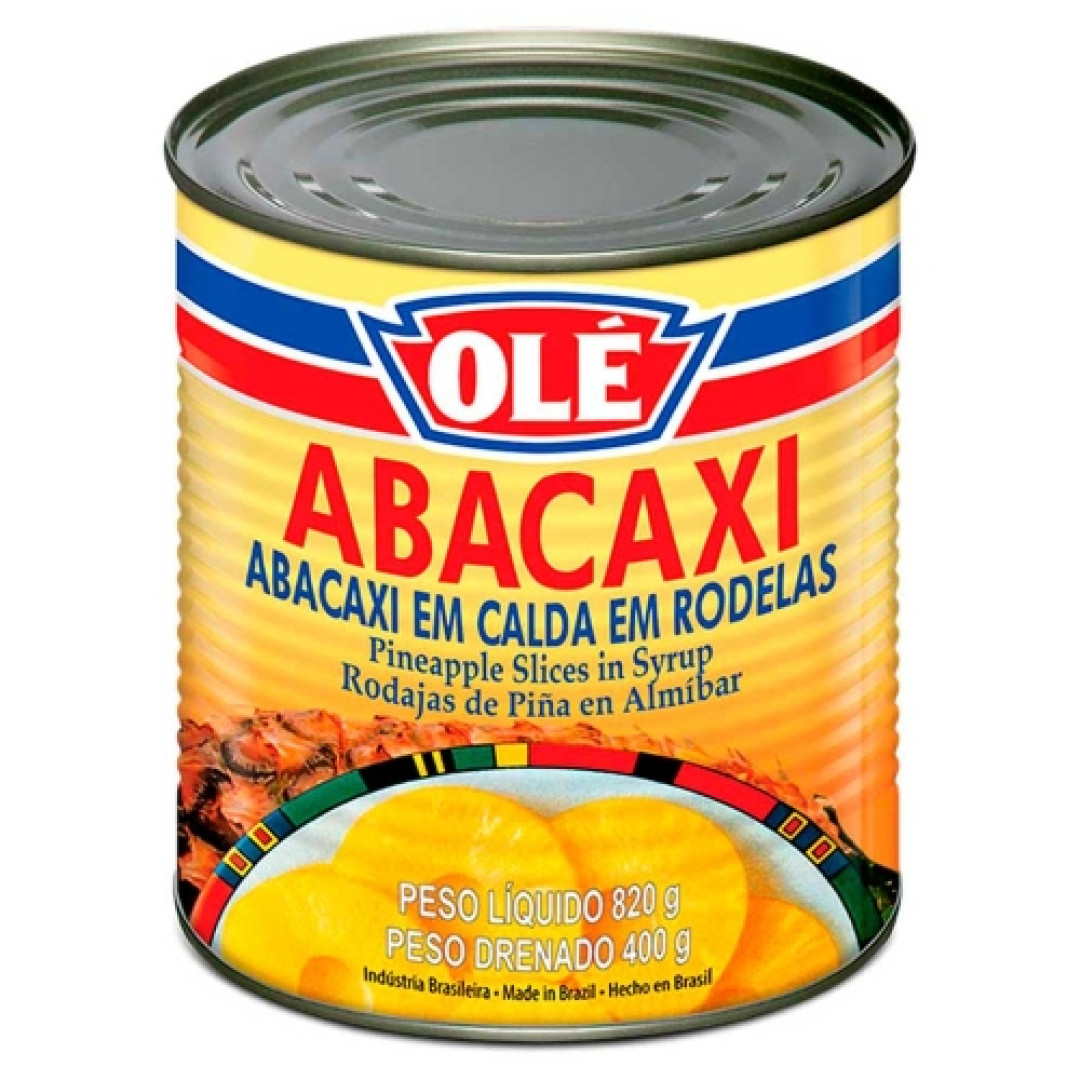 Detalhes do produto Abacaxi Rodelas Calda 400Gr Ole .