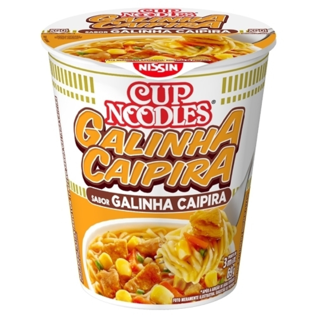 Detalhes do produto Macarrao Inst Cup Noodles 69Gr Nissin Galinha Caipira