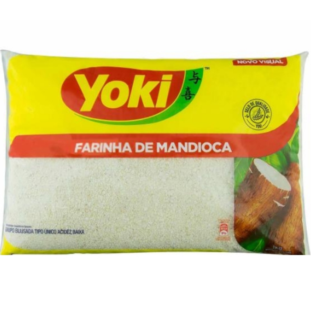 Detalhes do produto Farinha Mandioca 1Kg Yoki .