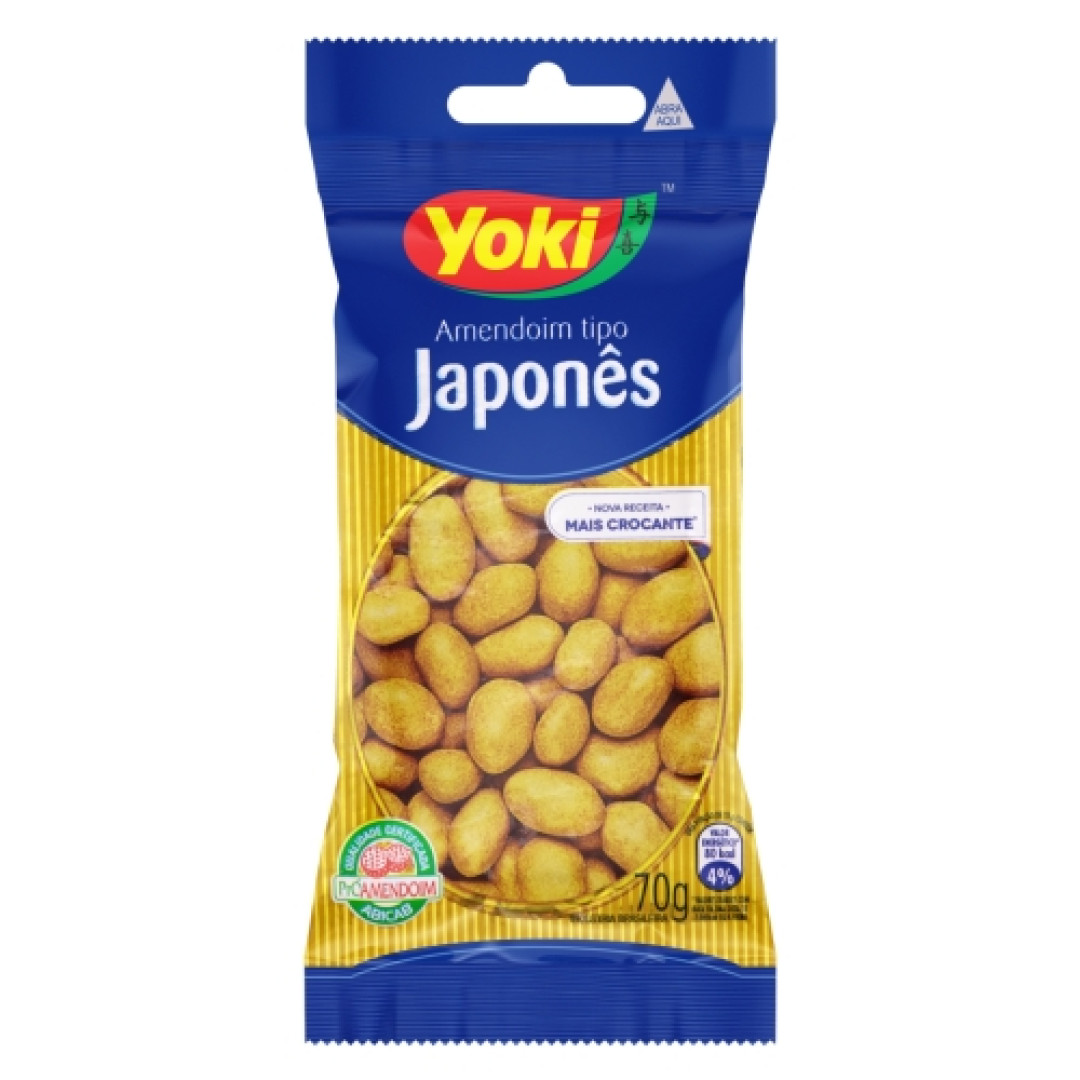 Detalhes do produto Amendoim Japones 70Gr Yoki Tradicional