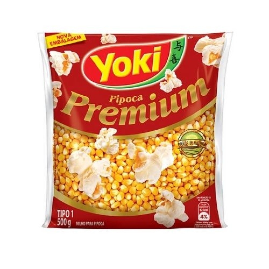 Detalhes do produto Milho Pipoca Premium 500Gr Yoki .