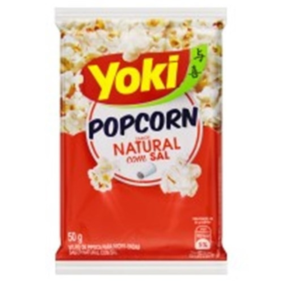 Detalhes do produto Pipoca Microondas Popcorn 50Gr Yoki Natural.sal