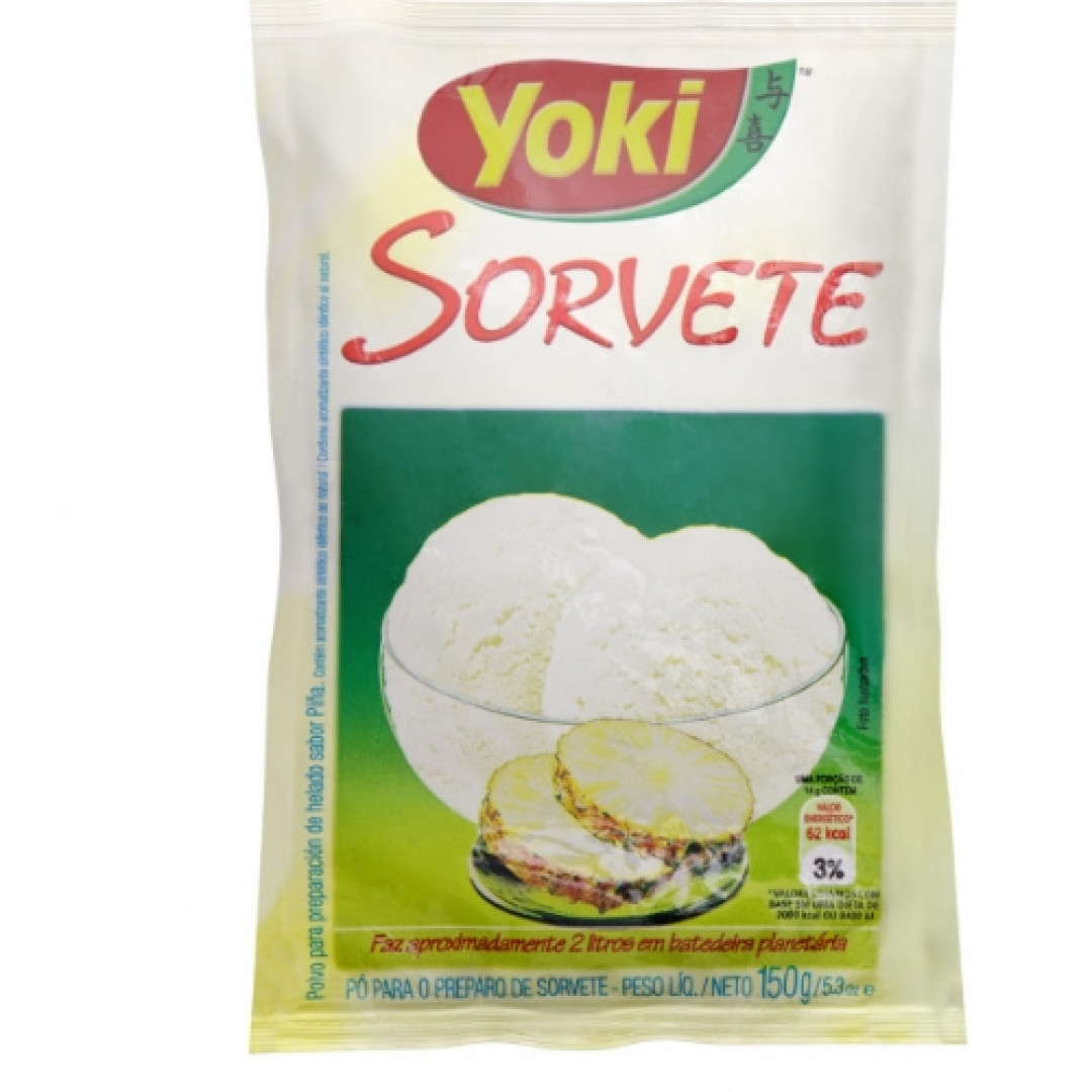 Detalhes do produto Po Para Sorvete 150Gr Yoki Abacaxi