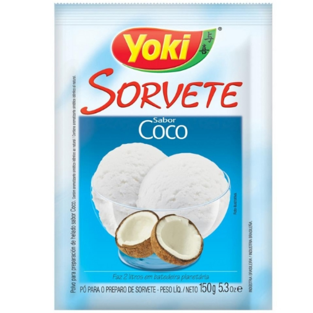 Detalhes do produto Po Para Sorvete 150Gr Yoki Coco