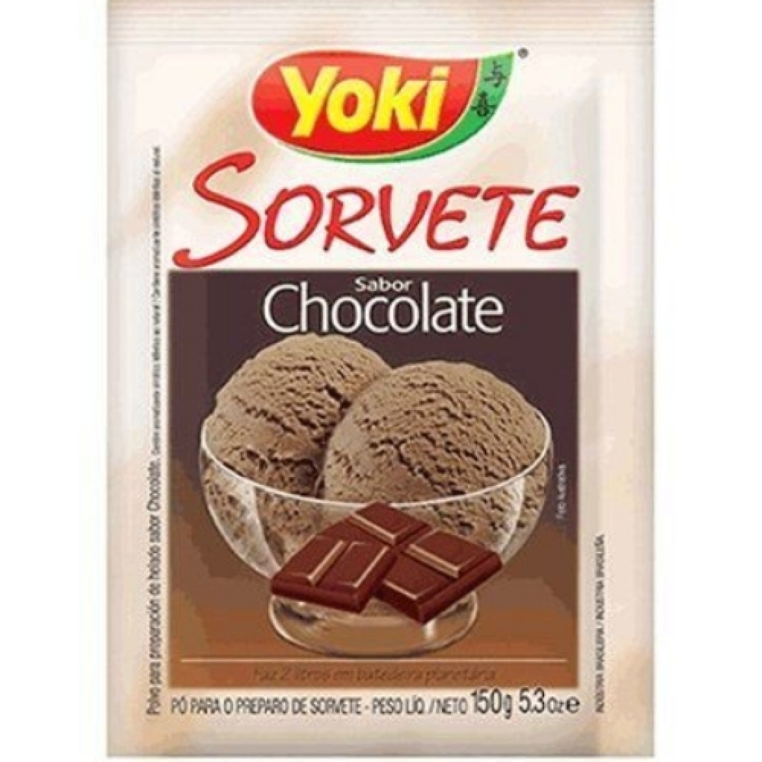 Detalhes do produto Po Para Sorvete 150Gr Yoki Chocolate