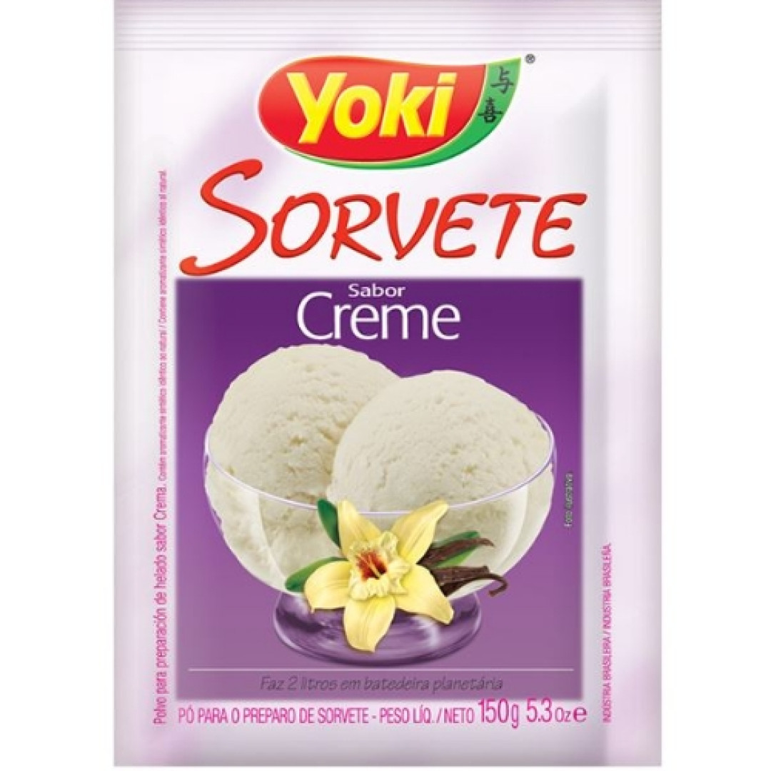 Detalhes do produto Po Para Sorvete 150Gr Yoki Creme