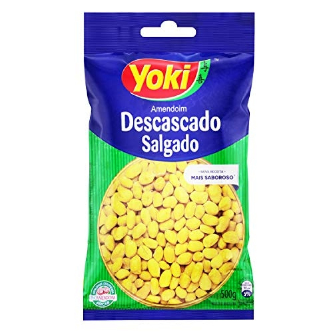 Detalhes do produto Amendoim  500Gr Yoki Descascado Salg