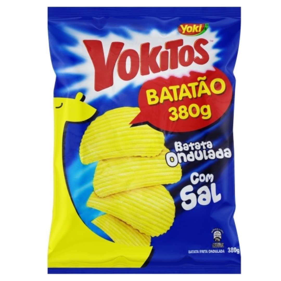 Detalhes do produto Batata Ondulada Yokitos 380Gr Yoki Sal