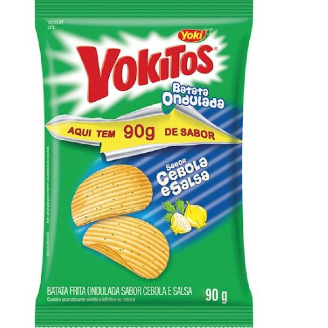 Detalhes do produto Batata Ondulada Yokitos 90Gr Yoki Cebola.salsa