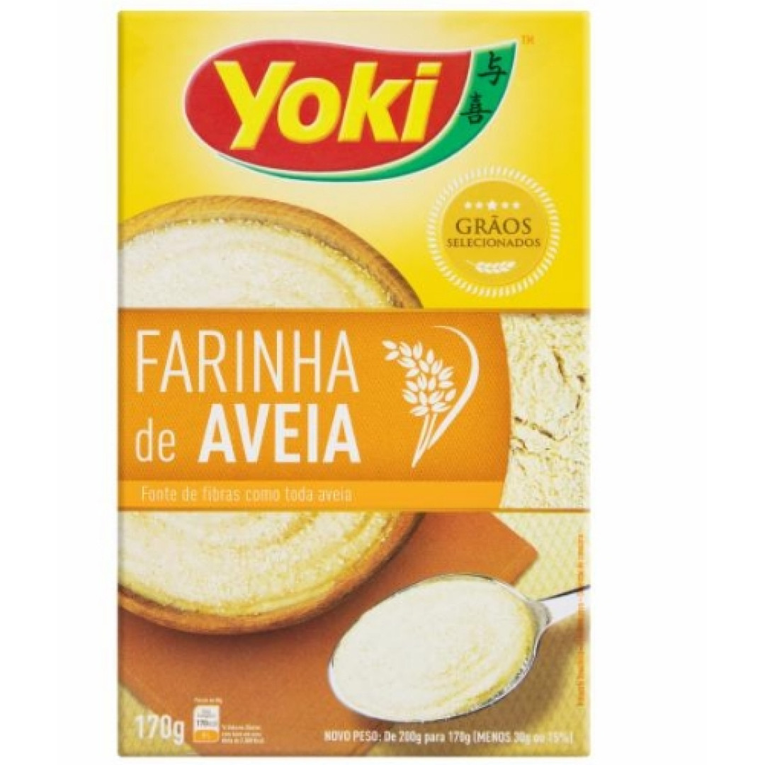 Detalhes do produto Farinha Aveia 170Gr Yoki .