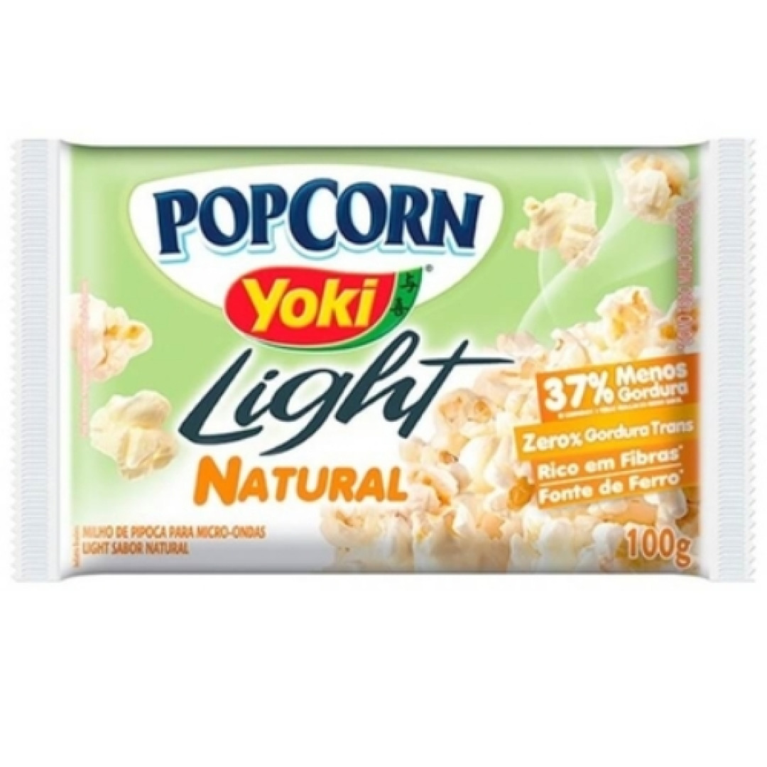 Detalhes do produto Pipoca Microondas Popcorn Light 100Gr Yo Natural