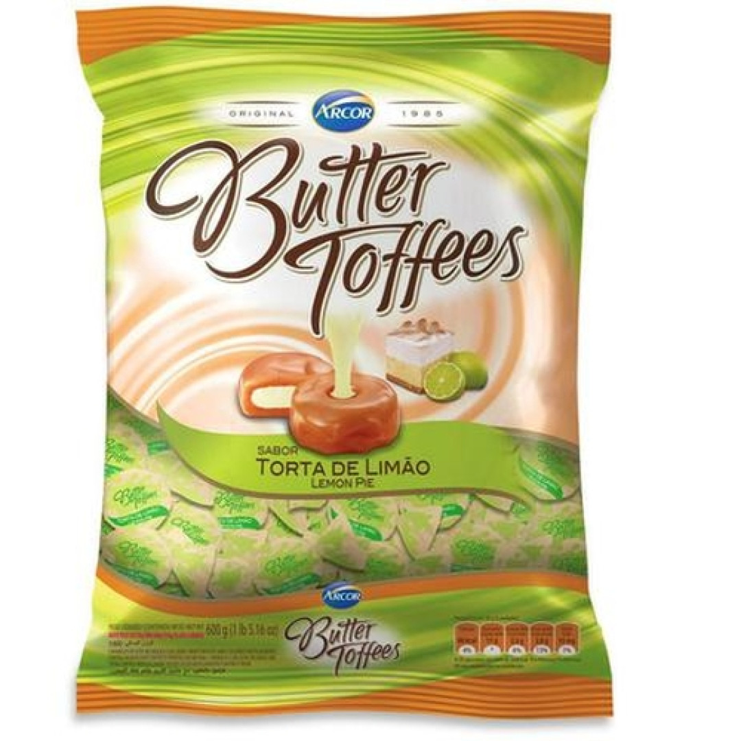 Detalhes do produto Bala Butter Toffe 600Gr Arcor Torta Limao