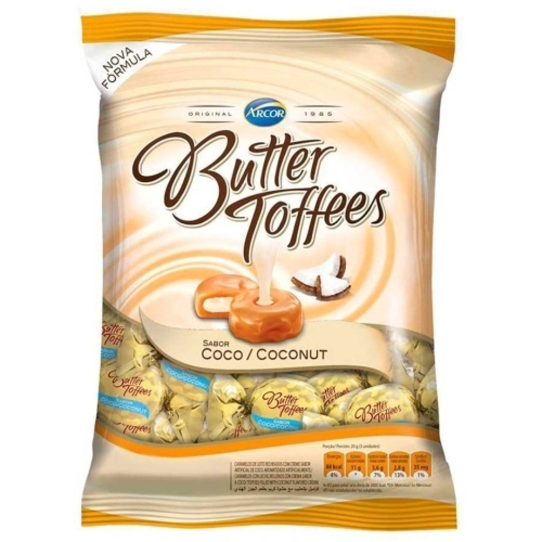 Detalhes do produto Bala Butter Toffe 100Gr Arcor Coco
