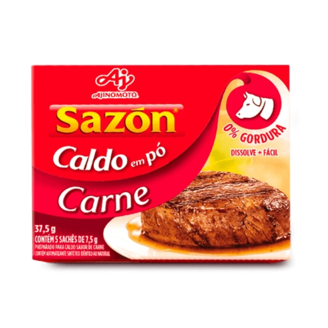 Detalhes do produto Caldo Po Sazon 37,5Gr Ajinomoto Carne