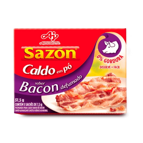 Detalhes do produto Caldo Po Sazon 37,5Gr Ajinomoto Bacon