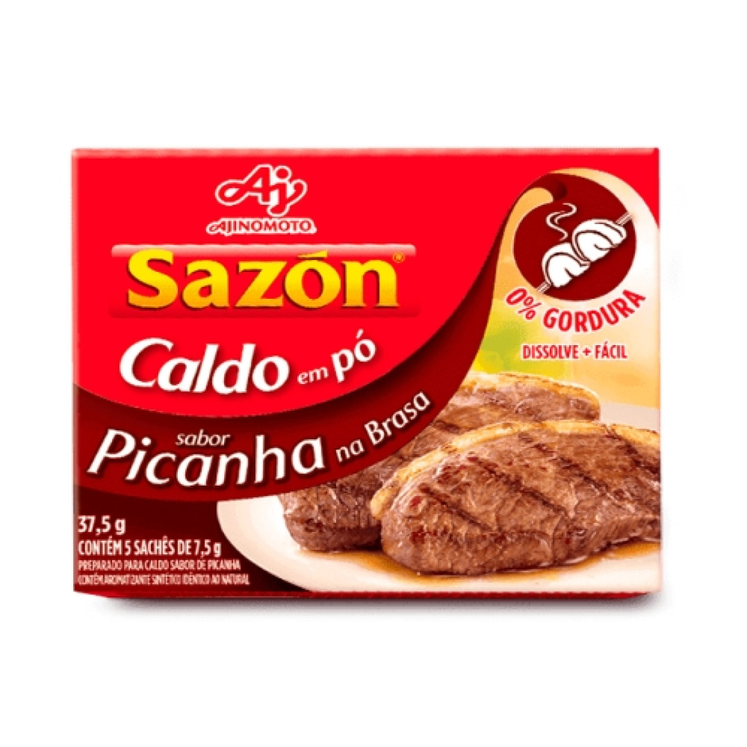 Detalhes do produto Caldo Po Sazon 37,5Gr Ajinomoto Picanha