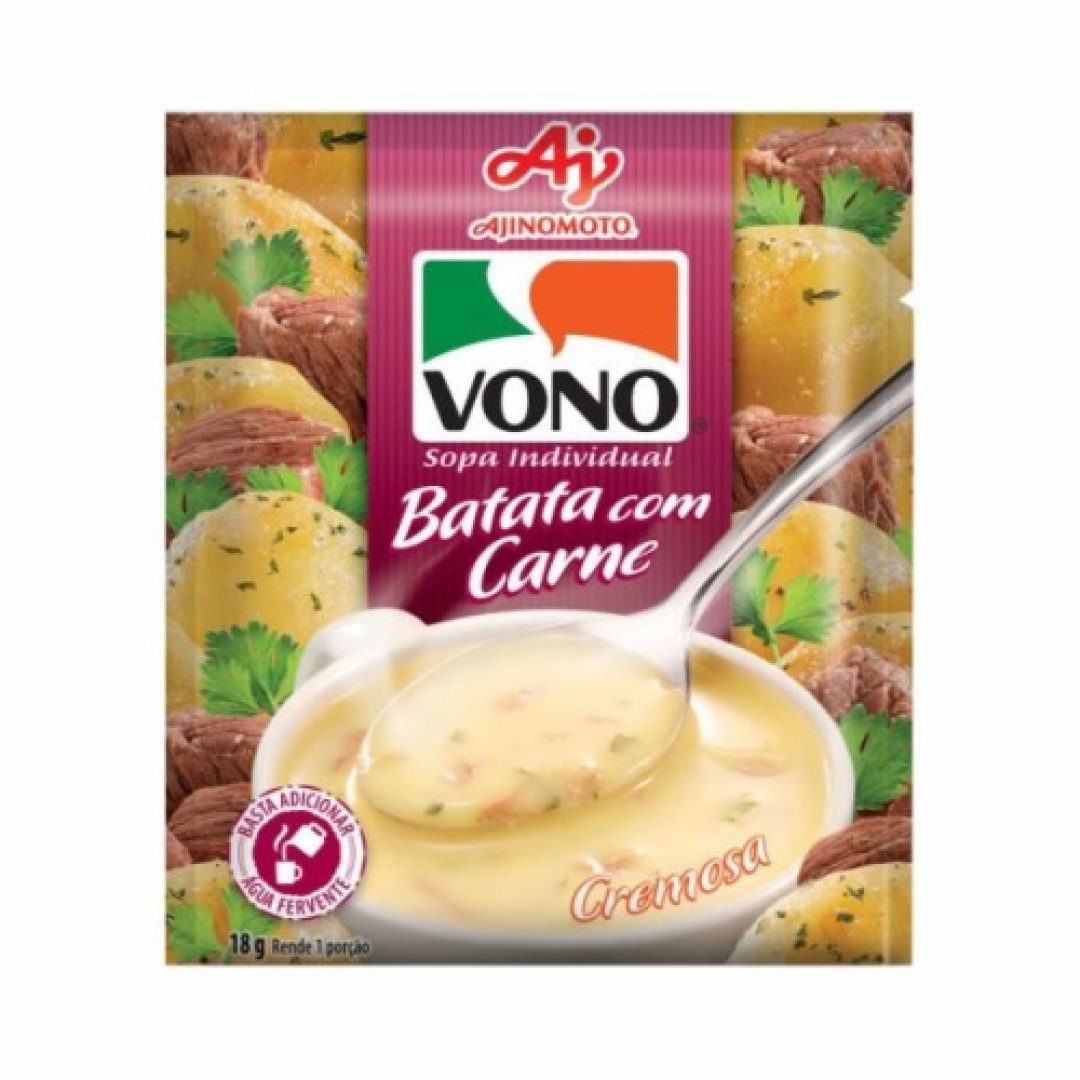 Detalhes do produto Sopa Individual Vono 18Gr Ajinomoto Carne Batata