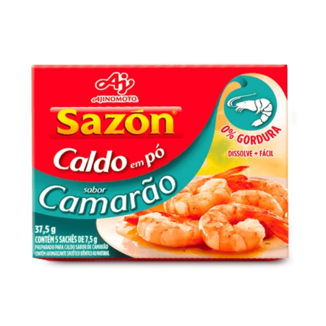 Detalhes do produto Caldo Po Sazon 37,5Gr Ajinomoto Camarao