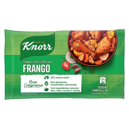 Detalhes do produto Tempero Po Ideal 40Gr Knorr Frango