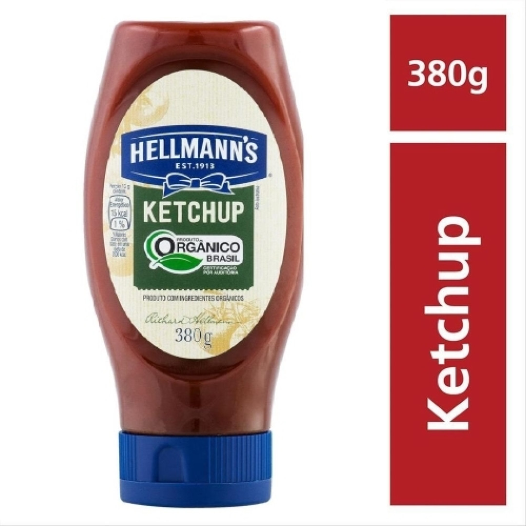 Detalhes do produto Ketchup Hellmans 380Gr Unilever Organico